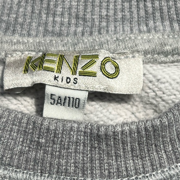 Kenzo Kids Sweatshirt Embroidered Lion & Tiger For Girls - Picture 4 of 6